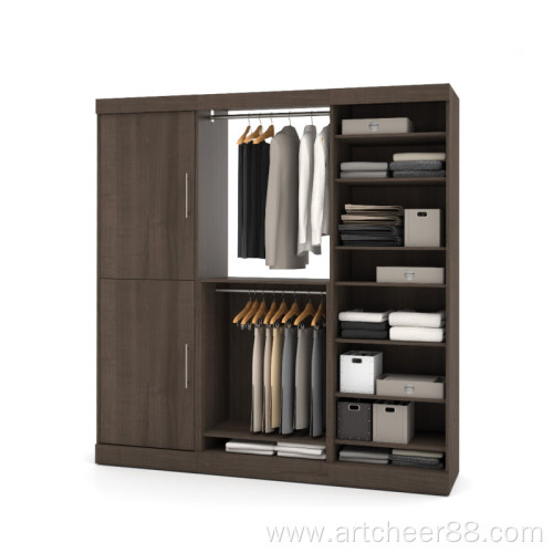 wardrobe cabinet with aluminium sliding doors